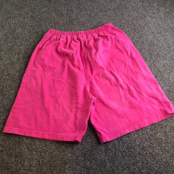 Vintage Umbro Shorts Mens Small Pink 100% Cotton Pockets Soccer Made in USA 90s - Picture 9 of 10